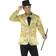 Smiffys Sequin Jacket Men's Gold