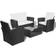 vidaXL 42642 Lounge-Set, 1 Bord inkl. 2 Stolar & 1 Soffor