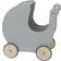 Sebra Wooden Dolls Pram