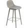 Muuto Fiber Wood Base with Backrest Bar Stool 34.4"