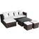 vidaXL 42585 Lounge-Set, 1 Bord inkl. 1 Soffor