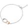 Georg Jensen Offspring Bracelet - Silver/Rose Gold