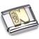 Nomination Composable Classic Link Letter N Charm - Silver/Gold/Transparent