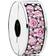 Pandora Pave Clip Charm - Silver/Pink