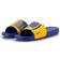 Nike Benassi Solarsoft NBA - Amarillo/Rush Blue