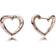 Pandora Bright Hearts Rose Gold Earrings w. Crystal/Cubic Zirconia (287231NRPMX)