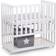 Childhome Bedside Crib with Wheels 54x94cm