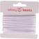 Infinity Hearts Satin Band Double Sided 3mm 029 White - 5m