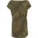 Urban Classics Camo Back Shaped T-shirt - Olive Camo