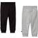 Minymo Basic Sweatpants 2-pack - Anthacite Black (3936-193)