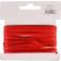 Infinity Hearts Satin Band Double Sided 3mm 250 Red - 5m