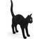 Seletti Jobby The Cat - Black Table Lamp 18.1"