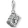 Thomas Sabo Charm Club Treasure Chest Charm Pendant - Silver/Black/Turquoise/White