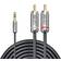 Lindy Cromo Line 2RCA-3.5mm 0.5m