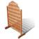 vidaXL Extendable Wood Trellis Fence 70.9x39.4"