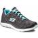 Skechers Flex Appeal 2.0 W - Black/Light Blue