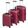 tectake Hard Shell Suitcase - Set of 3