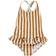 Liewood Amara Swimsuit Stripe - Mustard/Creme De La Creme (LW12669)