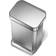 Simplehuman Rectangular Pedal Bin with Liner Pocket 14.529gal