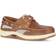 Sebago Clovehitch Waxed Leather Boat - Brown Cinnamon