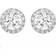 Swarovski Angelic Studs - Silver/Transparent