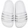 Adidas Kid's Adilette Aqua - Cloud White/Silver Metallic/Cloud White