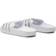 Adidas Kid's Adilette Aqua - Cloud White/Silver Metallic/Cloud White