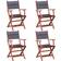 vidaXL 45588 4-pack Garden Dining Chair