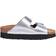 Birkenstock Arizona Platform Natural Leather - Silver