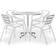 vidaXL 44810 Patio Dining Set, 1 Table incl. 4 Chairs