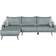 Beliani Varde Grey Sofa 245cm 3-seter