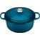 Le Creuset Deep Teal Signature Cast Iron Round with lid 1.4 gal 10.2 "