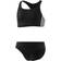 Adidas Girl's 3-Stripes Bikini - Black/White (DQ3318)