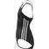 Adidas Girl's 3-Stripes Swimsuit - Black/White (BP5449)