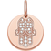 Thomas Sabo Hand of Fatima Pendant - Rose Gold/White