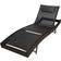 tectake Poly rattan sun lounger Delphine