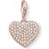 Thomas Sabo Charm Club Heart Pavé Charm Pendant - Rose Gold/White