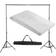 vidaXL Backdrop Support System 300x300cm White