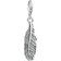 Thomas Sabo Charm Club Feather Pendant Charm - Silver