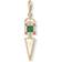 Thomas Sabo Charm Club Ethnic Charm Pendant - Gold/Green/Red/Mother of Pearl