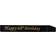 Hisab Joker Sash 60th Birthday Black/Gold