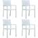 vidaXL 47888 4-pack Garden Dining Chair