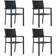 vidaXL 47888 4-pack Garden Dining Chair