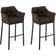 CLP Damaso Polyester 2-pack Barhocker 110cm 2Stk.