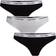 Calvin Klein Carousel Thongs 3-pack - Black/White/Black