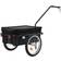 vidaXL Bicycle Trailer 155x60x83 cm Steel Black