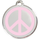 Red Dingo Enamel Tag Peace Large