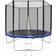 tectake Garfunky Trampoline 305cm + Safety Net + Ladder