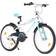 vidaXL Childrens Bicycle 20 Inches Blue/White Barnesykkel