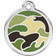 Red Dingo Enamel Tag Camouflage Large